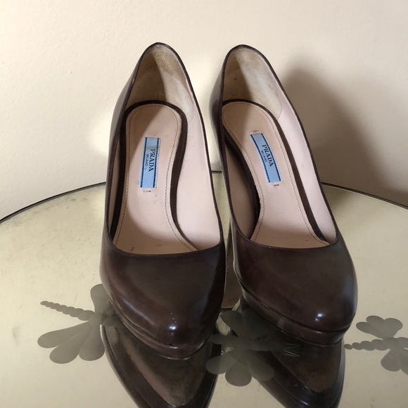 Brown Prada Pumps - Picture 1 of 4